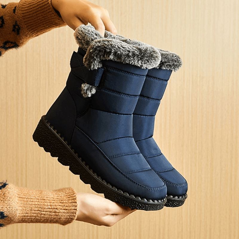 Bota Feminina de Inverno Impermeável Ashfield Ashfield / Bota Official Modelles Azul 33 